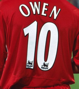 michael owen jersey number
