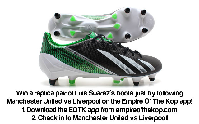 Luis Suarez boots competition EOTK
