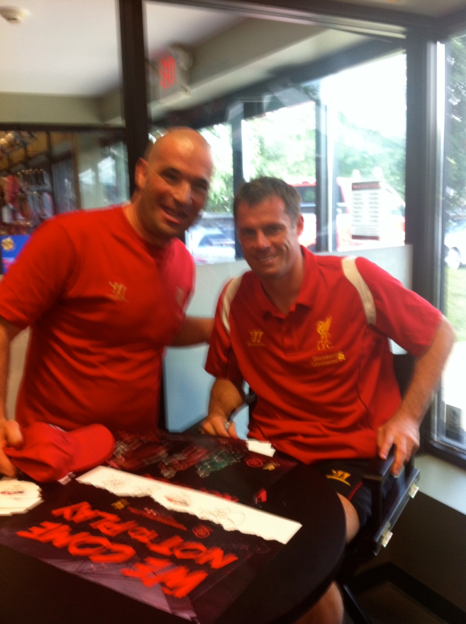 Jamie Carragher and I