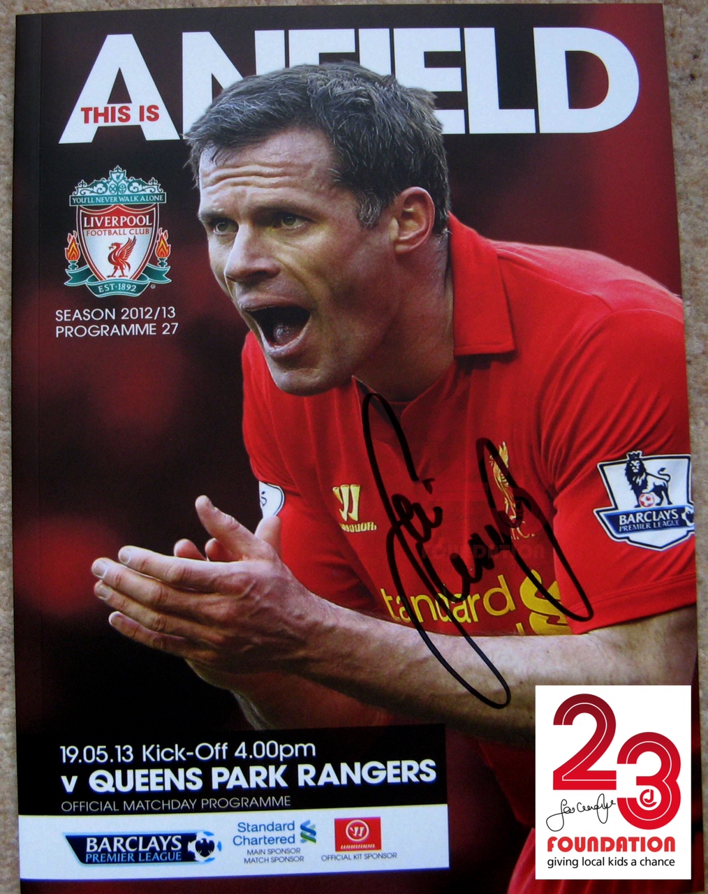 Carra's final game