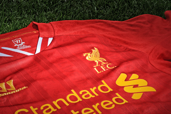 Liverpool Home Shirt & Crest