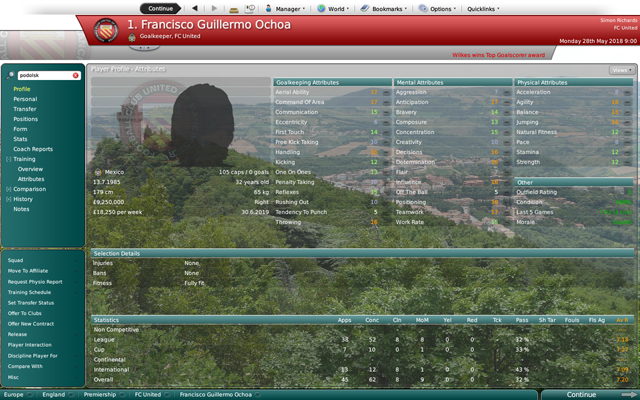 Ochoa Football Manager