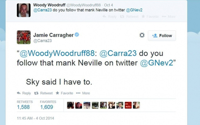 Jamie Carragher Tweet 1