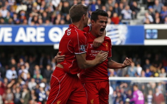 Coutinho Steven Gerrard