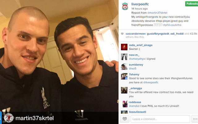Martin Skrtel Philippe Coutinho