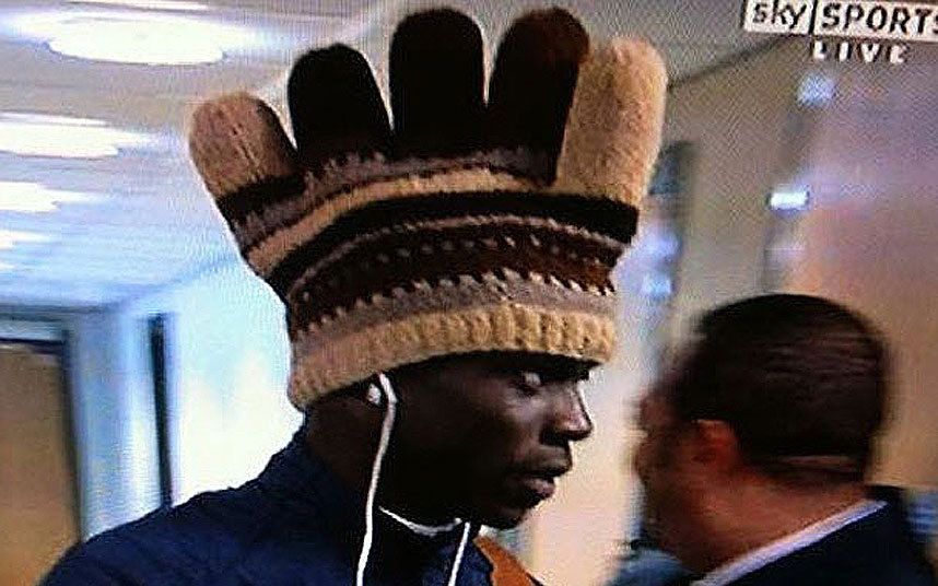 10) Mario Balotelli Chicken Hat