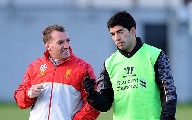 Brendan Rodgers Luis Suárez Liverpool