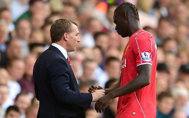 Brendan Rodgers Mario Balotelli
