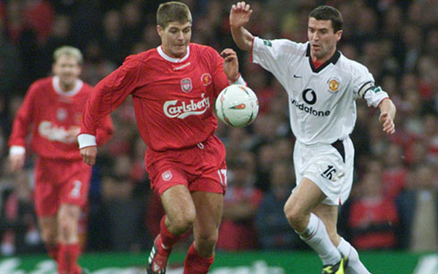 Steven Gerrard Roy Keane
