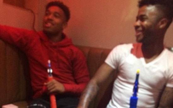Raheem Sterling Jordon Ibe Liverpool shisha