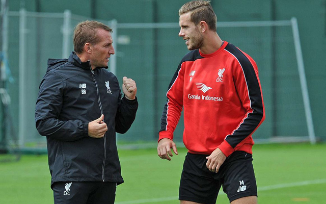 Brendan Rodgers Jordan Henderson
