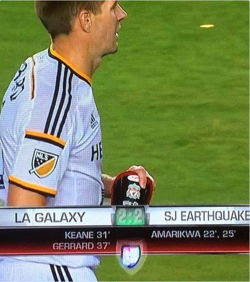 Steven Gerrard shin pad