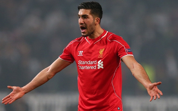 Editorial use only. No merchandising. For Football images FA and Premier League restrictions apply inc. no internet/mobile usage without FAPL license - for details contact Football Dataco Mandatory Credit: Photo by Kieran McManus/BPI/REX (4466583bw) Emre Can of Liverpool UEFA Europa League 2014/15 Round of 32 Second Leg Besiktas v Liverpool Atatürk Olimpiyat Stad?, Istanbul, Turkey - 26 Feb 2015