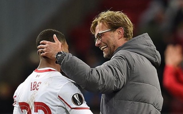 Jordon Ibe Jurgen Klopp