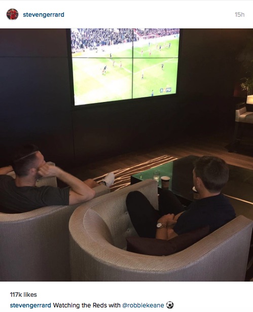 Steven Gerrard Instagram