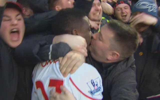 Divock Origi kiss