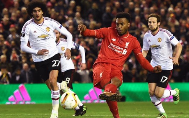 Daniel Sturridge Liverpool v Man United