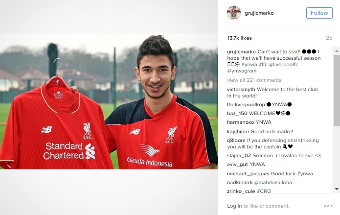 Marko Grujic Liverpool