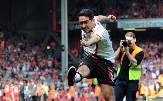 Colin Murray in Liverpool kit