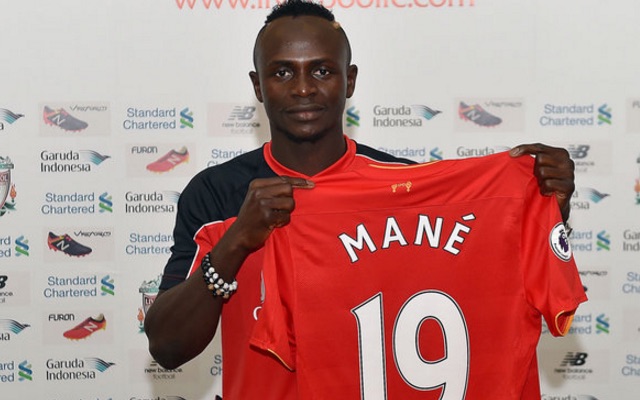 Sadio Mane signs for Liverpool