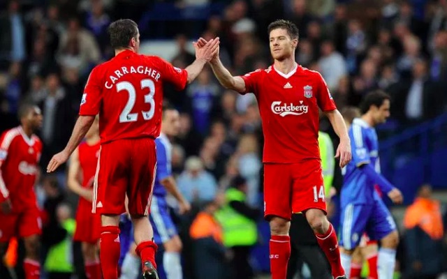 Xabi Alonso, Jamie Carragher