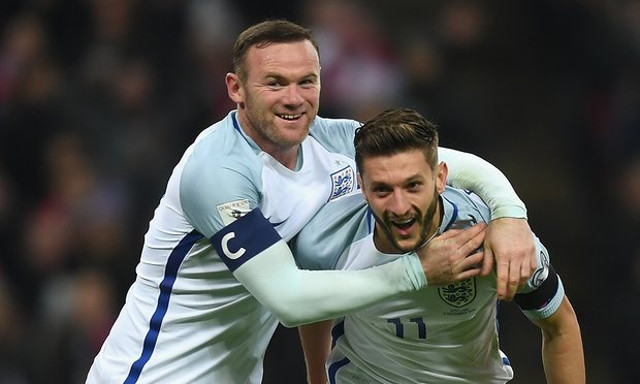 Adam Lallana, Wayne Rooney, England