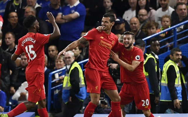 Dejan Lovren, Daniel Sturridge. Adam Lallana, Liverpool