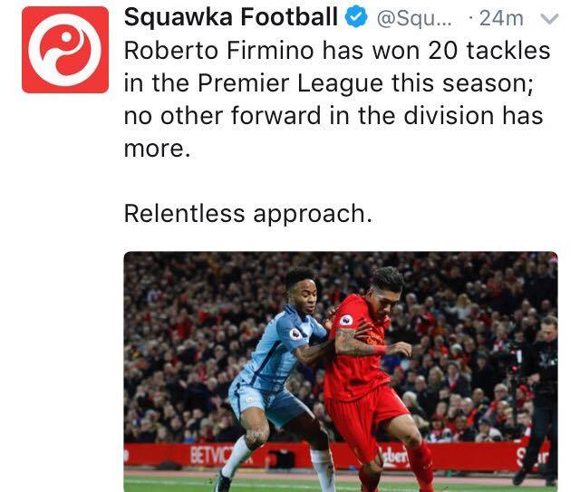 Roberto Firmino, Squawka