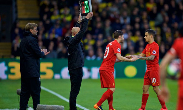 Adam Lallana, Philippe Coutinho, Liverpool