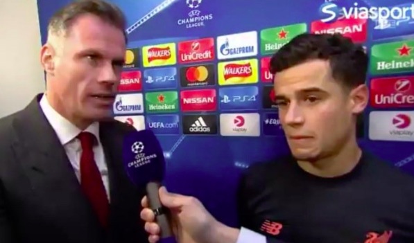 Jamie Carragher, Coutinho