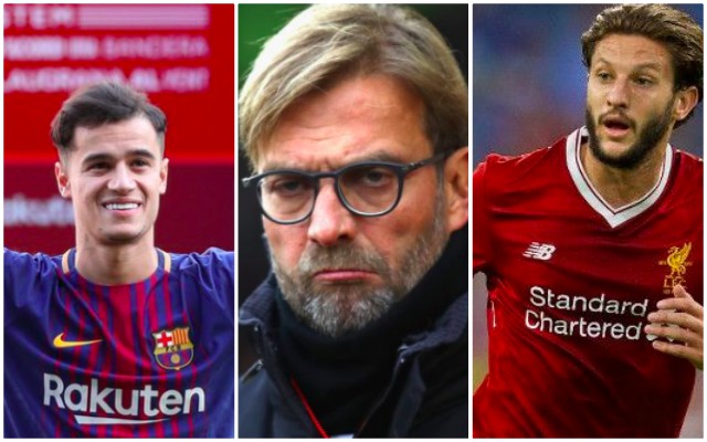 Coutinho, Klopp, Lallana
