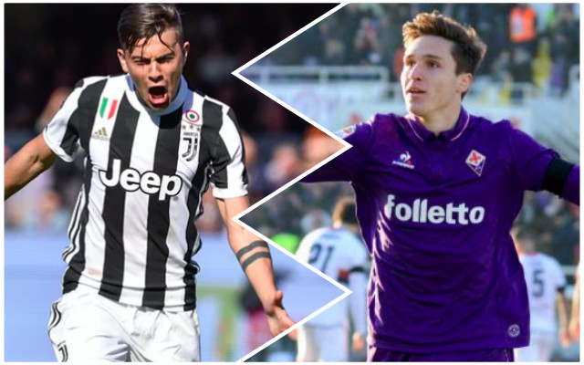 Dybala, Chiesa