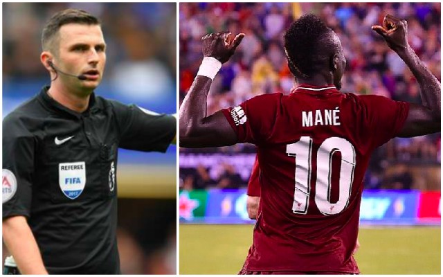 Sadio Mane, Michael Oliver