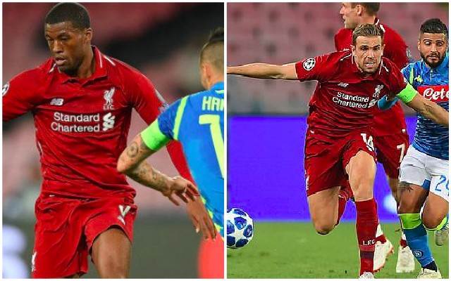 Wijnaldum, Henderson