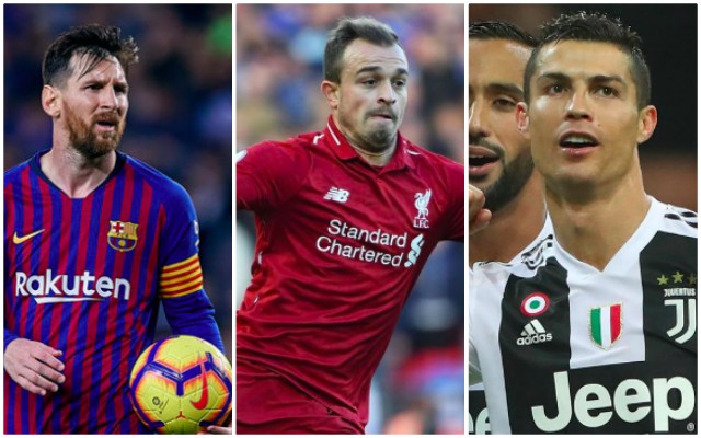 Messi, Ronaldo, Shaqiri