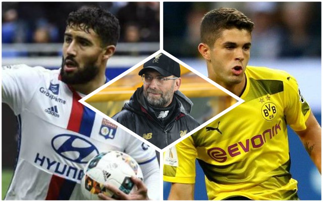 Nabil Fekir, Christian Pulisic, Jurgen Klopp