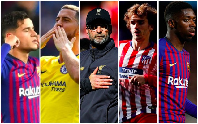 Klopp-Griezmann-Dembele-Coutinho-Hazard