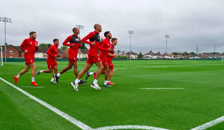 Fitness, Milner, Fabinho, Melwood