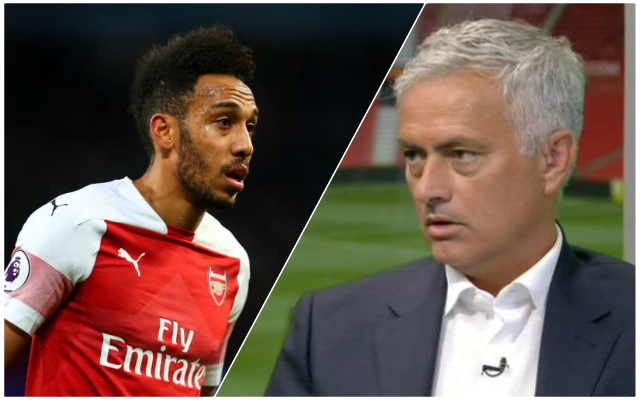 Aubameyang-Mourinho