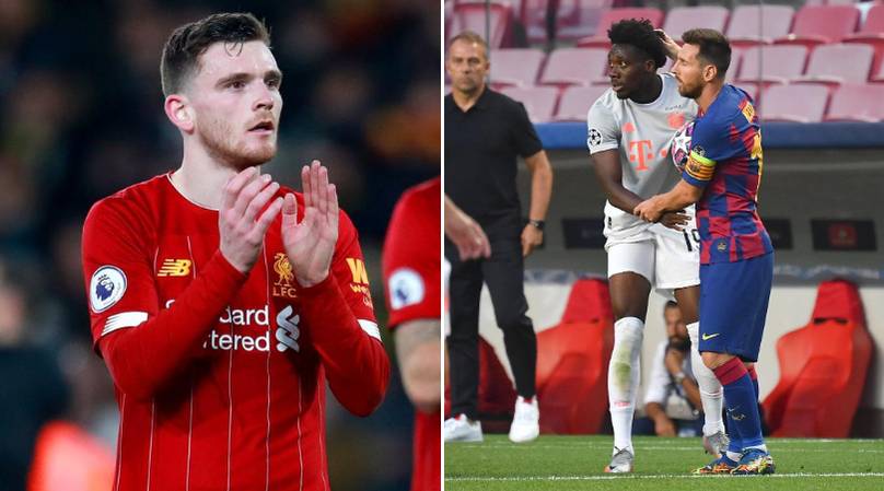 Robertson, Messi, Davies