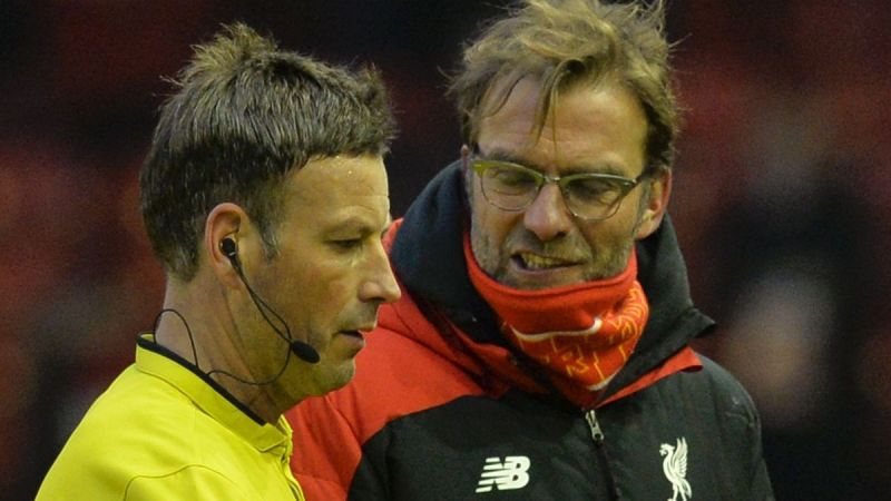 Clattenburg says ref was wrong to blow half-time whistle early on Liverpool