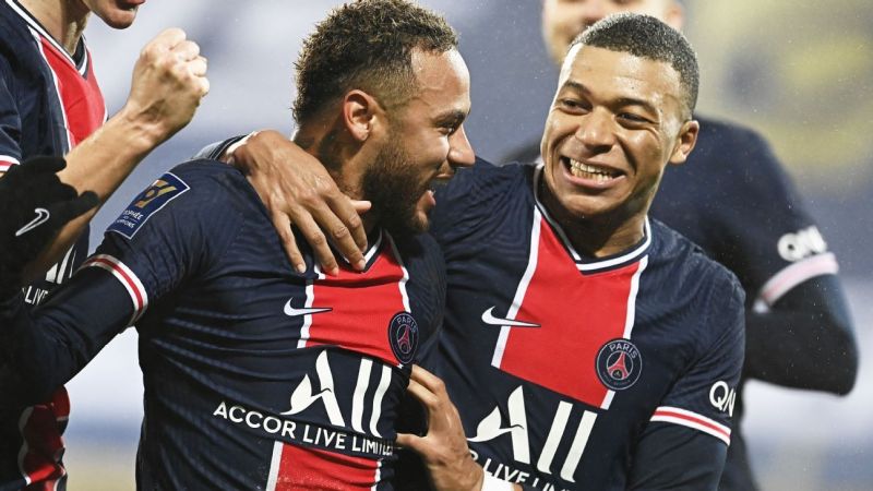 Neymar, Mbappe