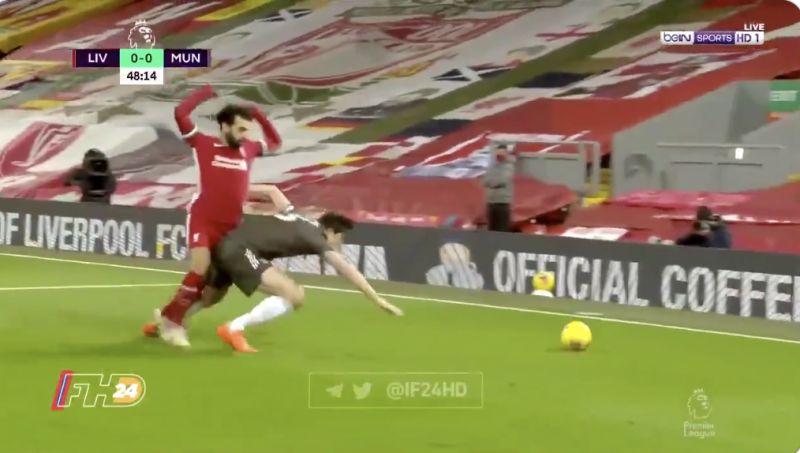 (Video) Harry Maguire’s unseen dive v Liverpool goes viral – both ref and assistant thought this was a foul
