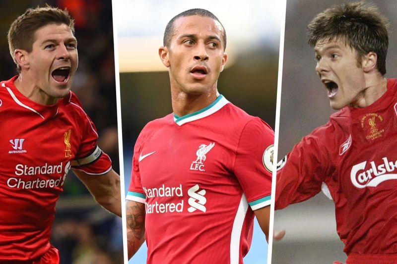Thiago, Gerrard, Alonso