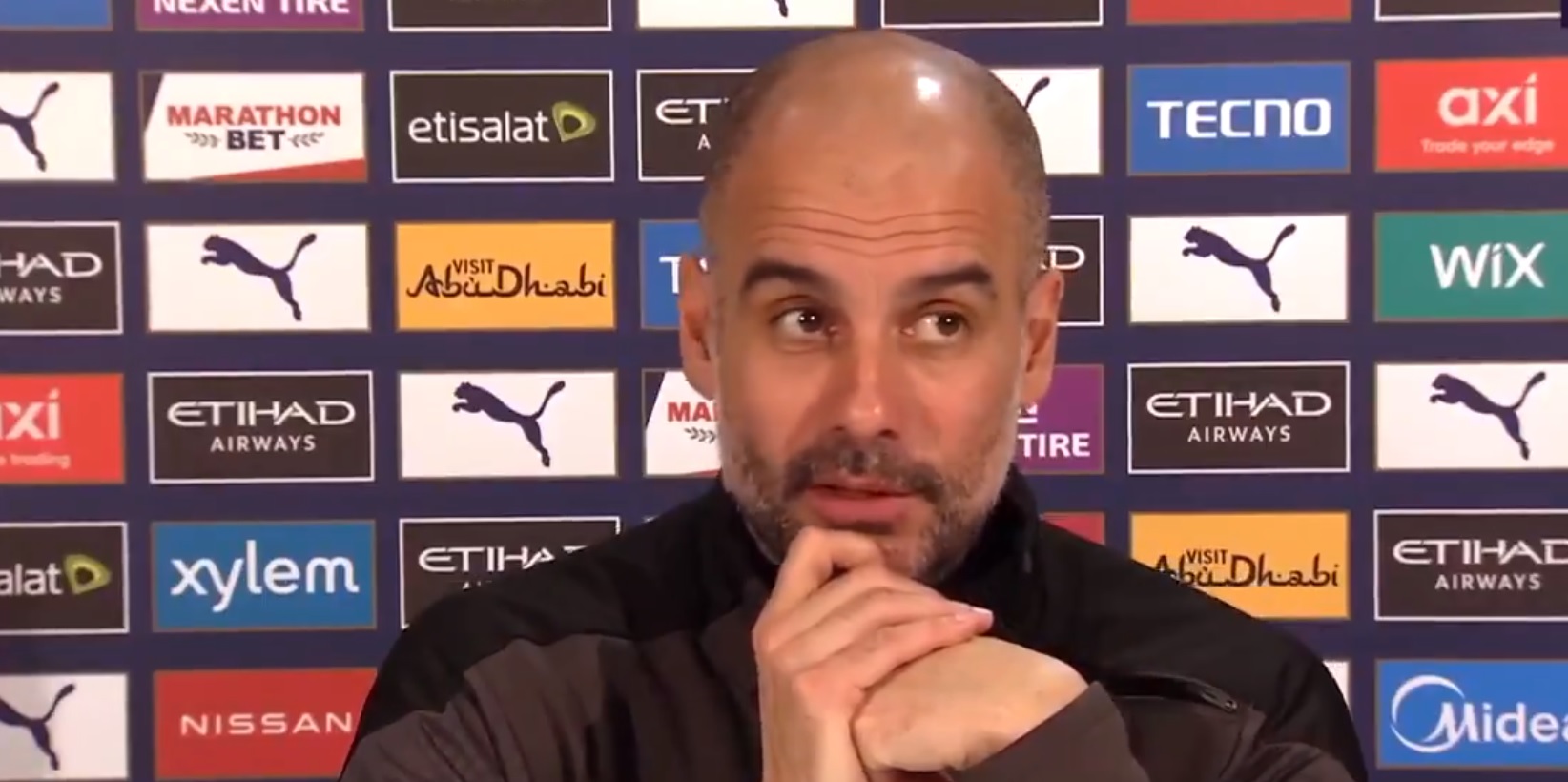 (Video) Guardiola says ‘average players’ can only win one title; admits having more money has funded several for City