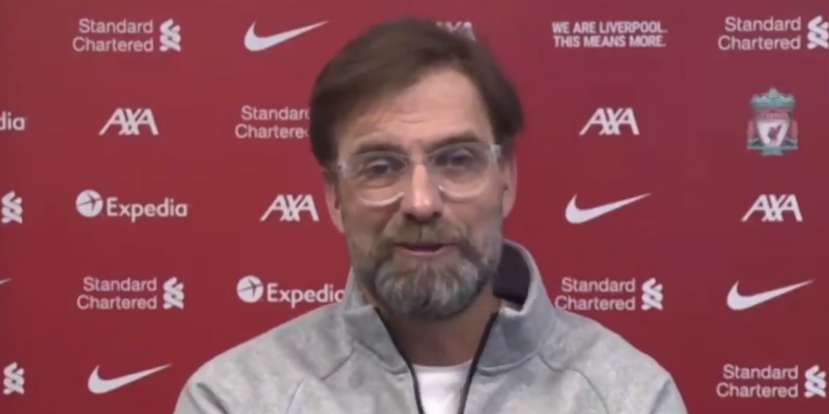 (Video) Klopp rubbishes reports of in-fighting in Liverpool squad