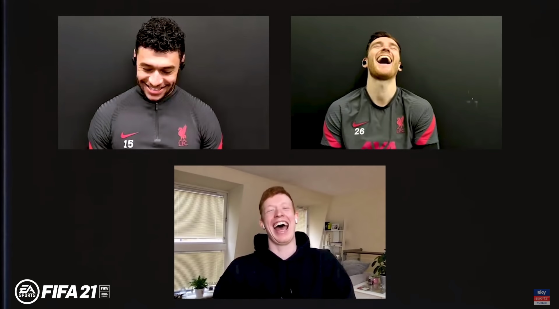 Klopp, Robertson, Oxlade-Chamberlain