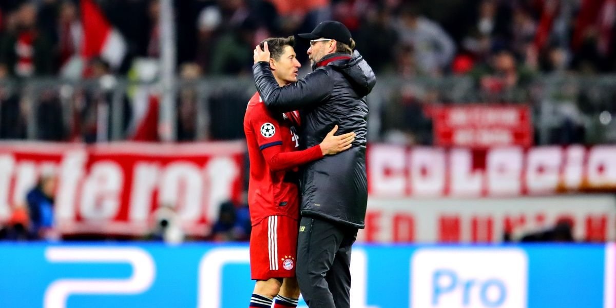 Lewandowski, Klopp, Liverpool