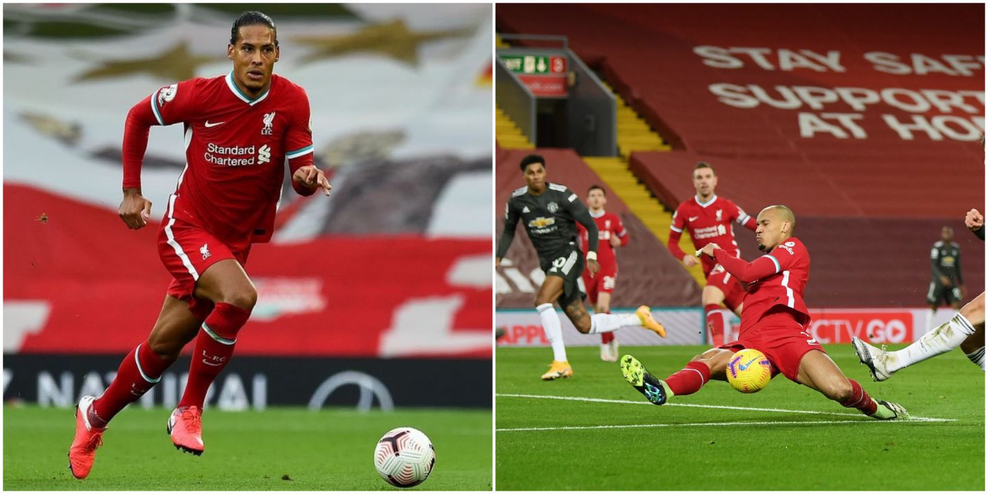 Fabinho, Van Dijk, Romano