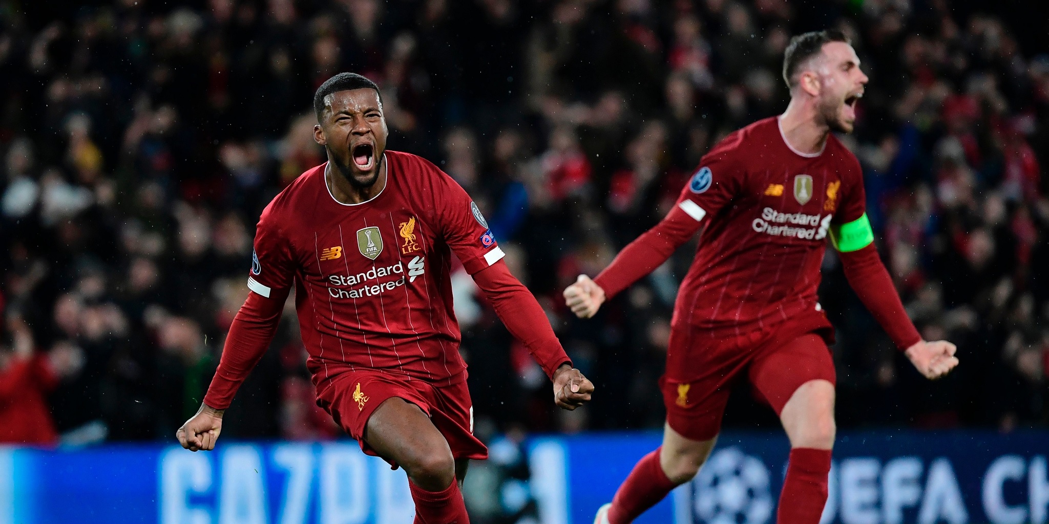 Wijnaldum, Lijnders, Klopp